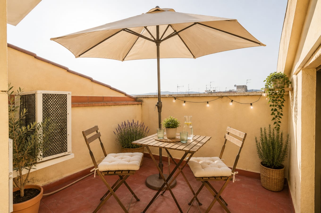 31. Terraza pequeña con IA
