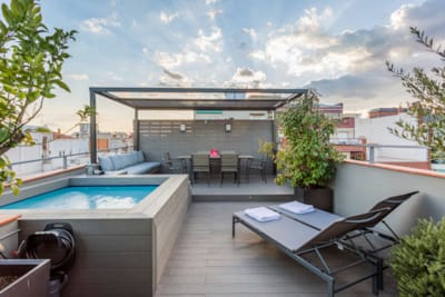 Dernier étage en vente avec terrasse dans l'Eixample de Barcelone